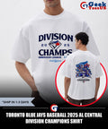 Toronto Blue Jays baseball 2025 AL Central Division Champions shirt