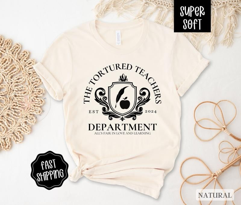 Tortured Teachers Department, Teacher Shirt,  Teacher Appreciation Gift for Teacherstyle{n002}4 Hoodie, Sweatshirt