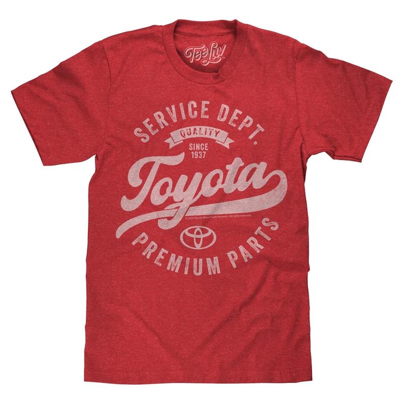 Toyota Service Department Premium Parts T-Shirt - Heather Red Hoodie, Sweatshirt | HypeDripTees.com