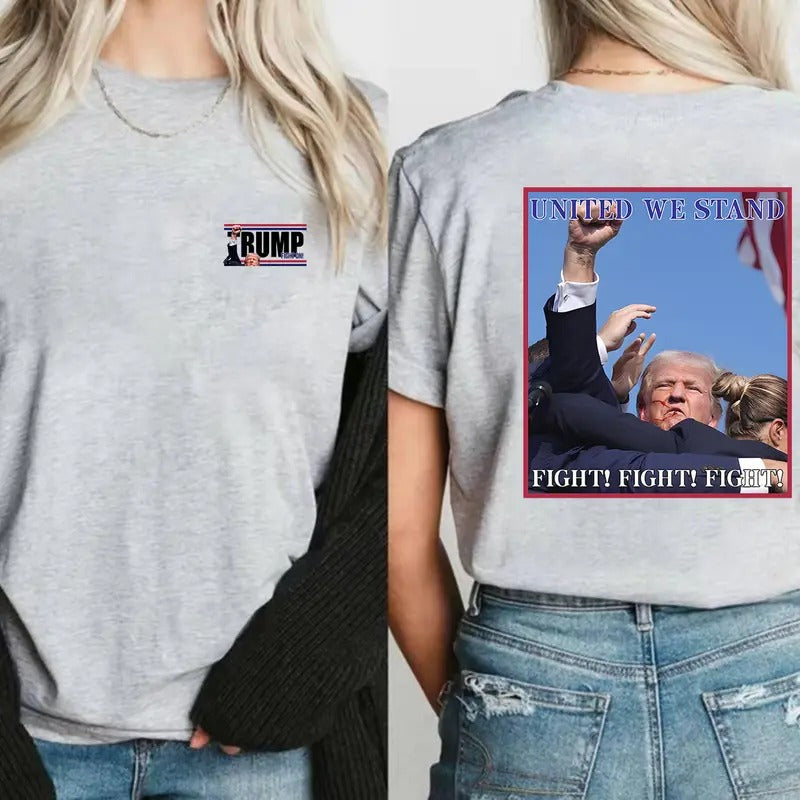TrUm Rally Shot Fight Fight Fight T-shirt Unisex Hoodie, Sweatshirt | HypeDripTees.com