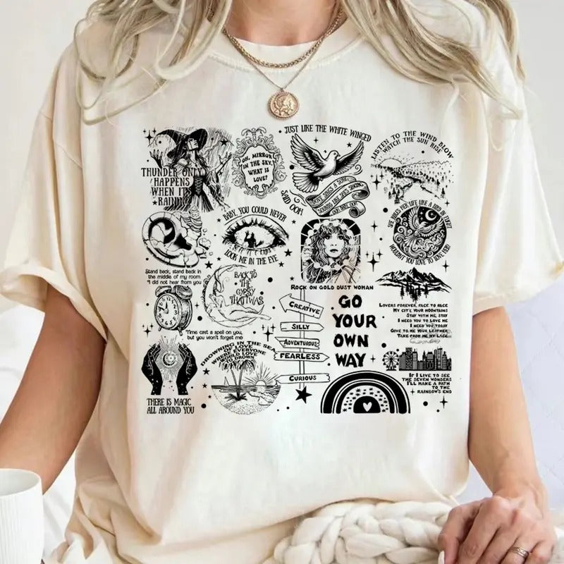 Tracklist Stevie Nicks  Newest Shirt Sweatshirt Hoodie, Silver Springs Shirt Unisex, Gifts For Her | HypeDripTees.com