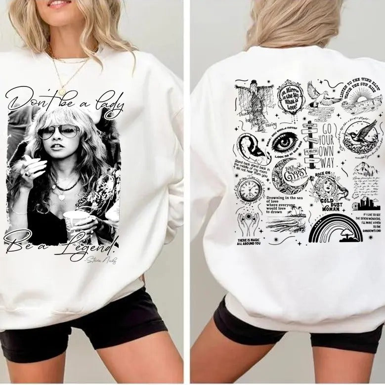 Tracklist Stevie Nicks 2 Sides Newest Shirt Sweatshirt Hoodie, Silver Springs Shirt Unisex, Gifts For Her | HypeDripTees.com