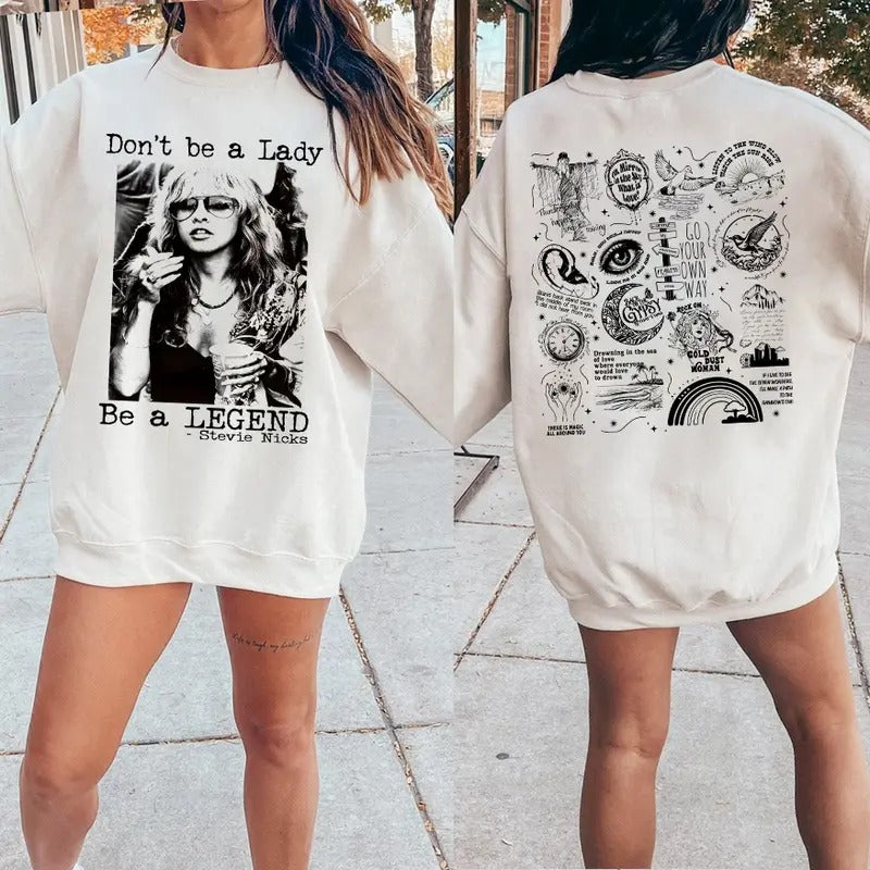 Tracklist Stevie Nicks 2 Sides Newest Shirt Sweatshirt Hoodie, Silver Springs Shirt, Gifts For Her | HypeDripTees.com