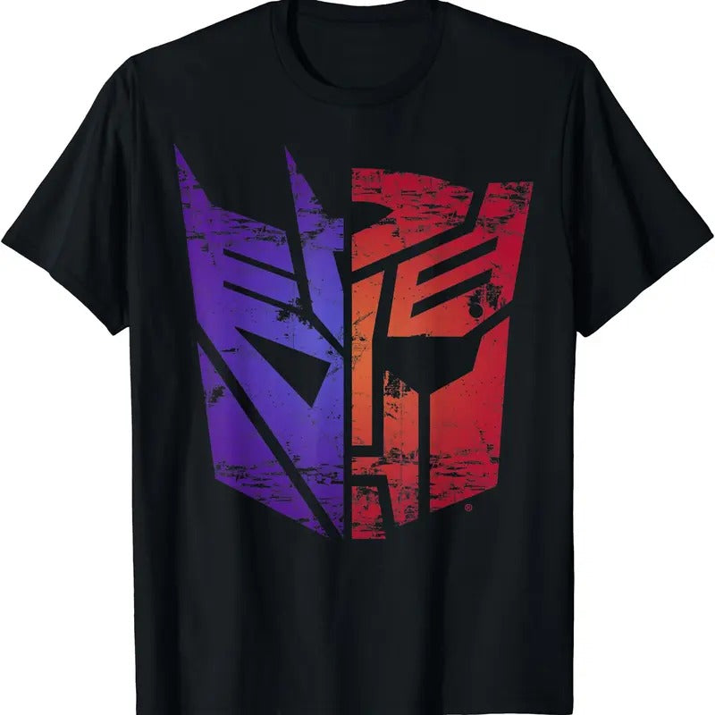 Transformers Decepticon Autobot Split Logo TShirt Hoodie, Sweatshirt | HypeDripTees.com