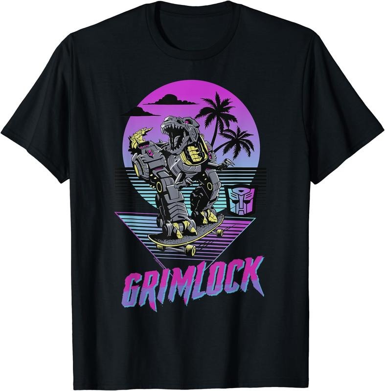 Transformers Grimlock Skater Beach Paradise Color Pop Logo T-Shirt Hoodie, Sweatshirt | HypeDripTees.com
