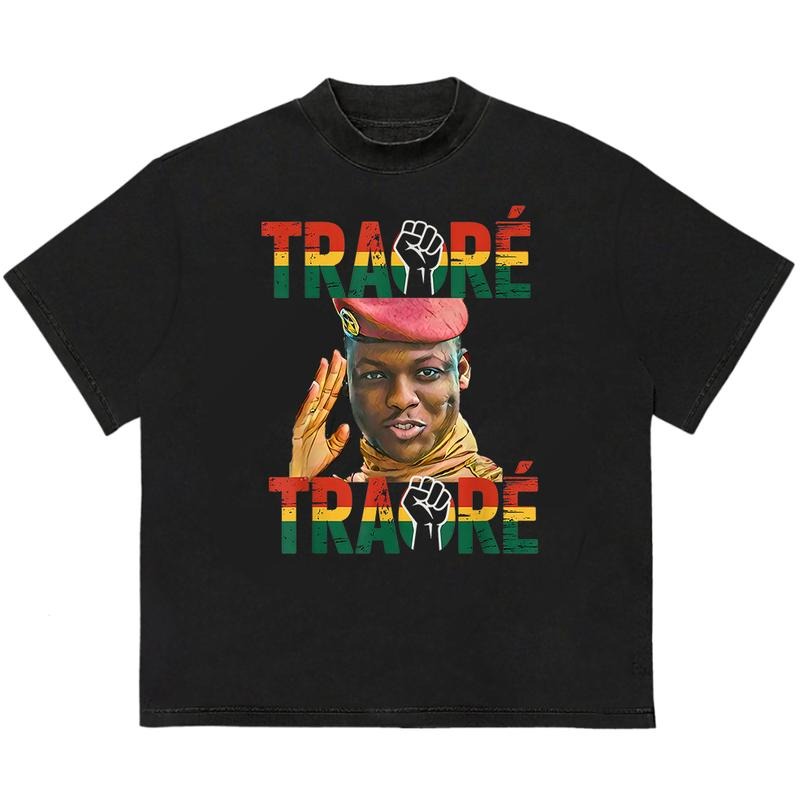 Traoré Thomas Sankara T-Shirt Trendy Gift for Him Retro Vibes Unique T-Shirt Gift for Her Hoodie, Sweatshirt