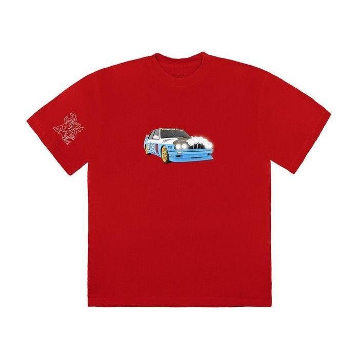 Travis Scott JACKBOYS Vehicle T-Shirt Red Hoodie, Sweatshirt | HypeDripTees.com