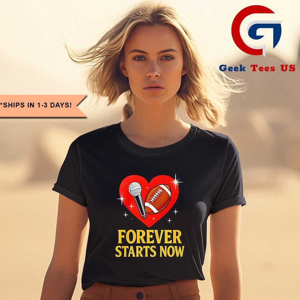 Travis and Taylor Forever Starts Now Engagement Era 2025 shirt