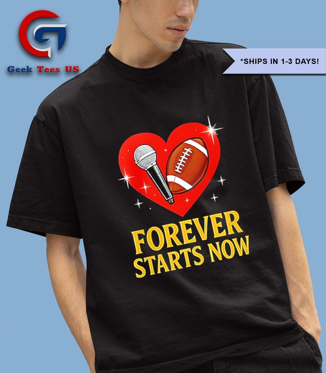 Travis and Taylor Forever Starts Now Engagement Era 2025 shirt