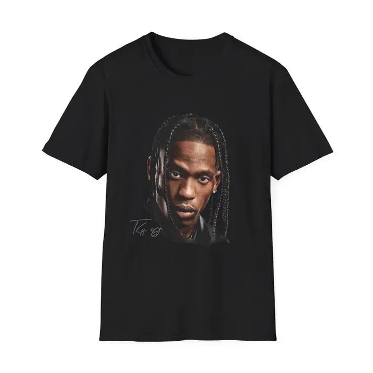 Travisss Graphic Tee, Rapper Hip Hop T-Shirt Hoodie, Sweatshirt | HypeDripTees.com