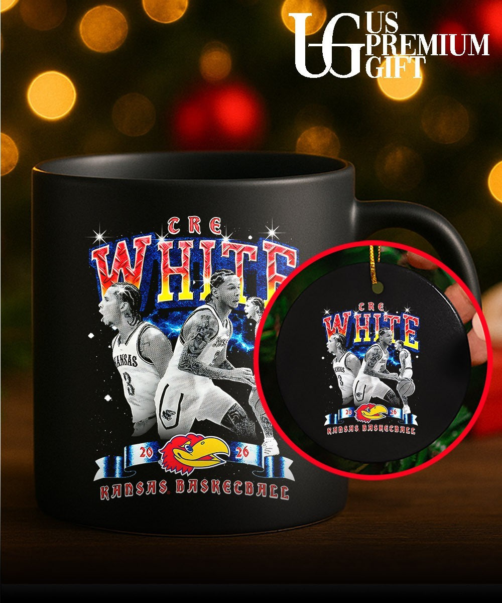 Tre White Kansas Jayhawks men’s basketball graphic shirt