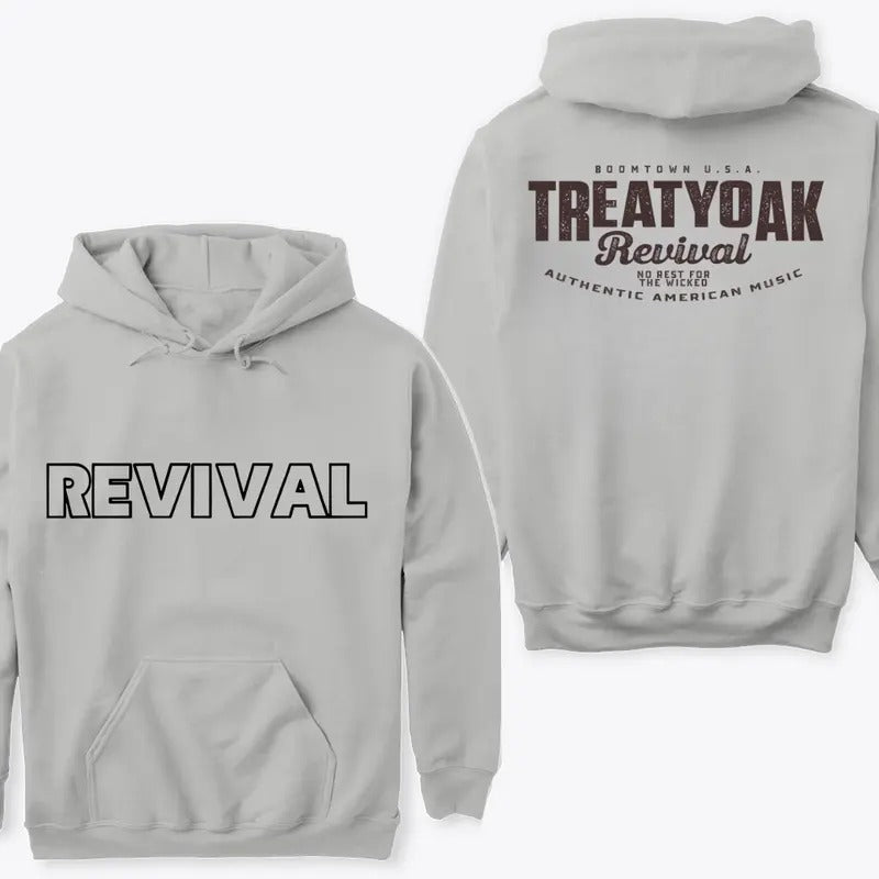 Treaty Oak Revival Boom Town USA No Rest for the Wicked Hoodie Sweatshirt T-shirt for Fans of the Band | HypeDripTees.com