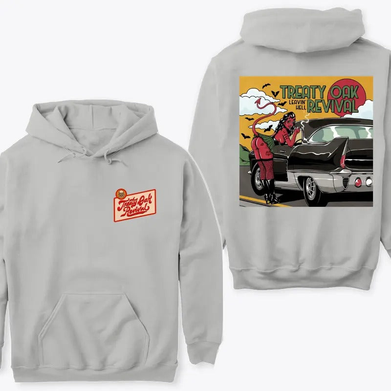 Treaty Oak Revival Leavin Hell Hoodie Sweatshirt Tshirt, Featuring a Stylish Graphic Design for Music Fans | HypeDripTees.com