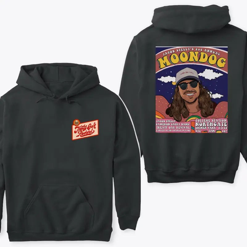 Treaty Oak Revival Moondog Hoodie Sweatshirt Tshirt, Featuring a Stylish Graphic Design for Music Fans | HypeDripTees.com