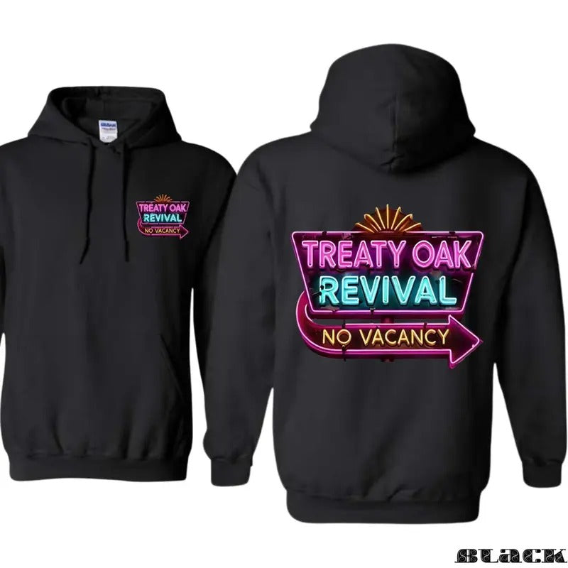 Treaty Oak Revival NO Vacancy Hoodies Sweater Tee, Trending Unisex Shirt, Gift For Music Fan Sweatshirt | HypeDripTees.com