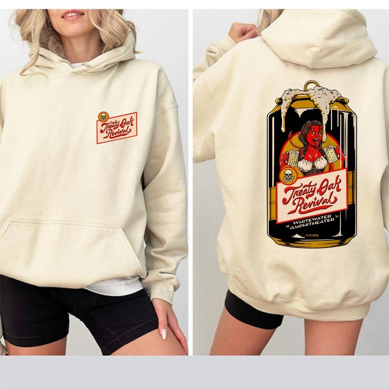 Treaty Oak Revival Tour In New Braunfels Classic T-Shirt Sweatshirt Hoodie, Whitewater Amphitheater | HypeDripTees.com