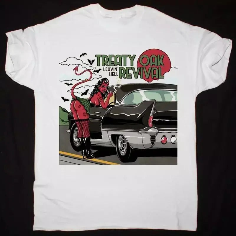 Treaty Oak Revival Trending Unisex Cotton T-shirt Hoodie, Sweatshirt | HypeDripTees.com