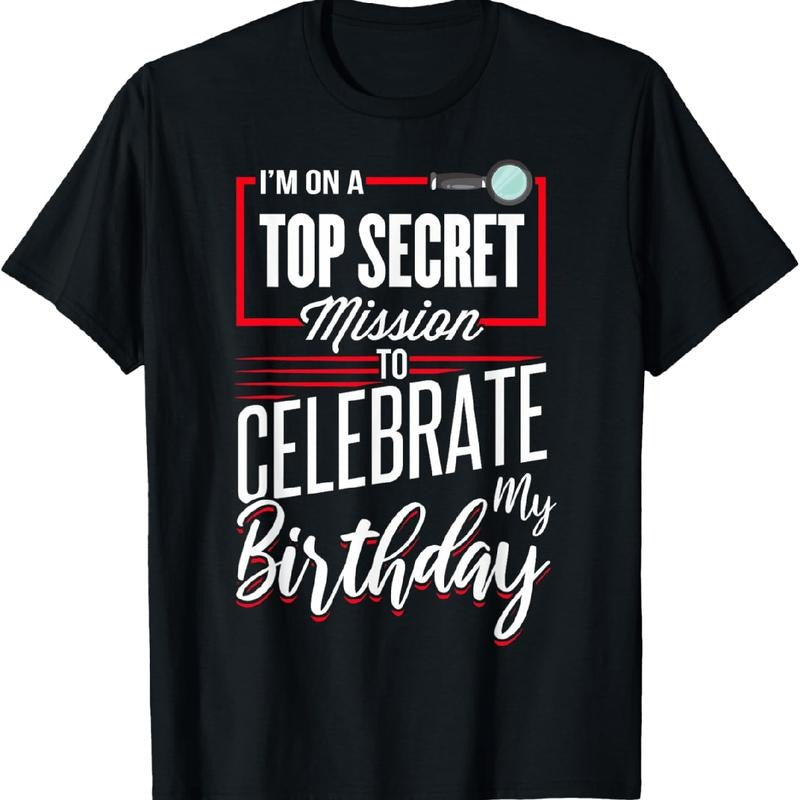 Trendy Birthday Spy T-Shirt With Magnifying Glass Graphic Hoodie, Sweatshirt | HypeDripTees.com