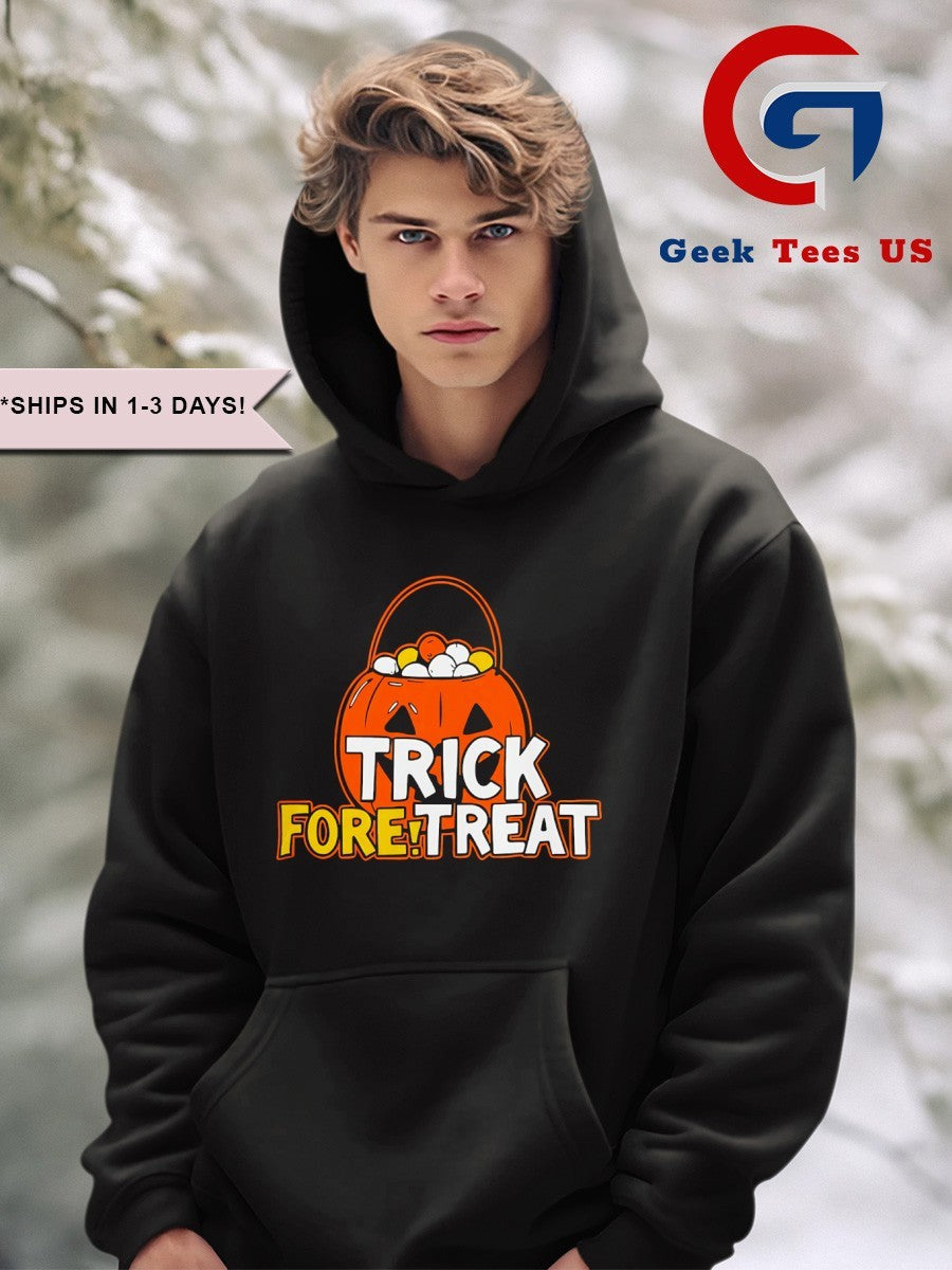 Trick Fore Treat Halloween 2025 shirt