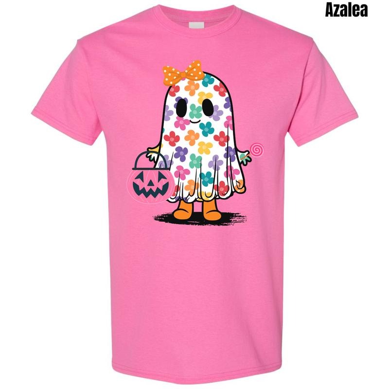 Trick or Treat Ghost Gildan T-Shirt 'NLB' Hoodie, Sweatshirt | HypeDripTees.com