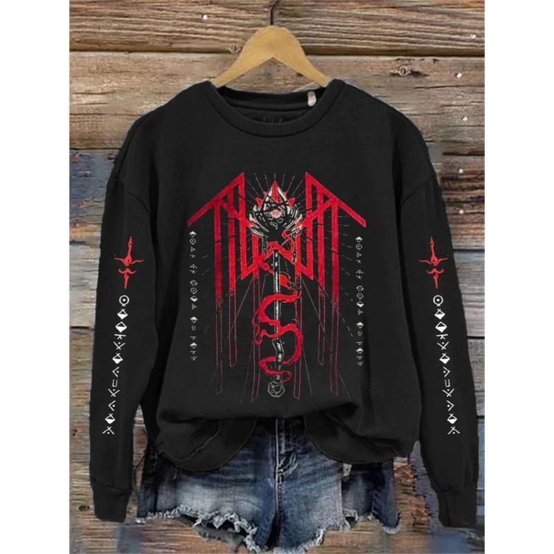 Trident Sleep Token North America Print Casual Print Vintage Sweatshirt - Hoodie, Gift For Fan Sleeves With Designs T-Shirts
