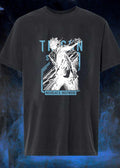 Trigun Stampede Nicholas D Wolfwood Character Silhouette Art T-Shirt