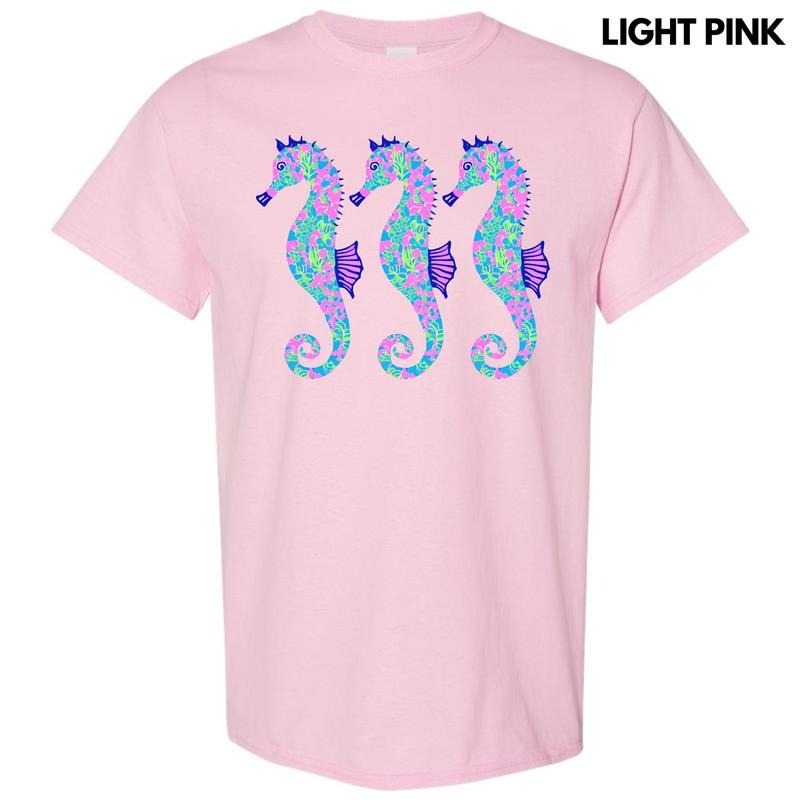 Triple Seahorse Gildan Short Sleeve T-Shirt 'NLB' Hoodie, Sweatshirt | HypeDripTees.com