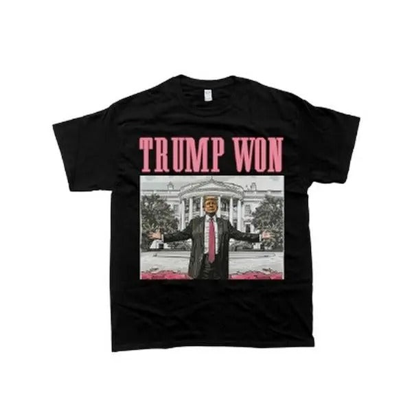 Trum Back Baby! 2024 T-Shirt - Unisex Style Tee - 100% Cotton - Menswear, T-shirt Hoodie, Sweatshirt | HypeDripTees.com