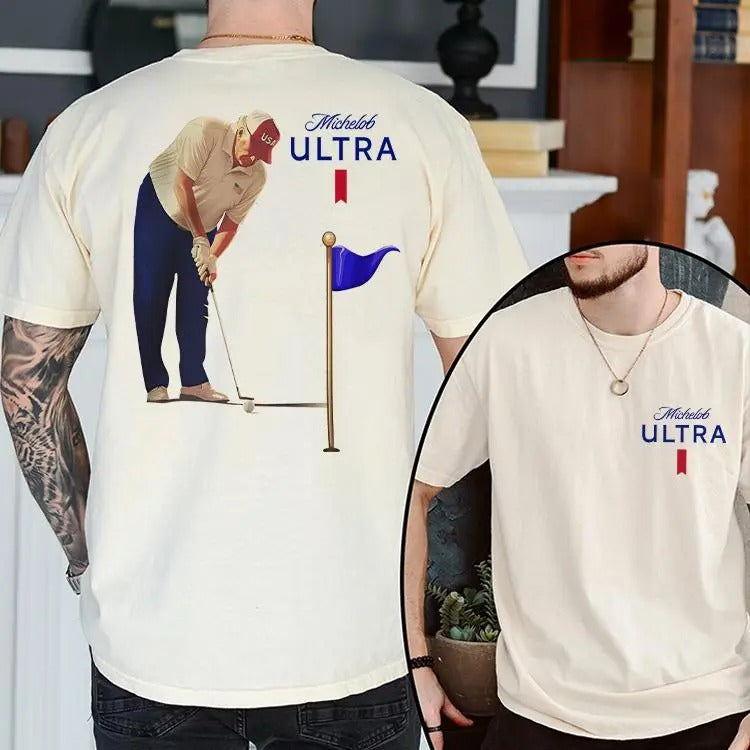Trum Michelob Ultra 2 slide shirt, Golf Unisex shirt, For Men, For Women Hoodie, Sweatshirt | HypeDripTees.com