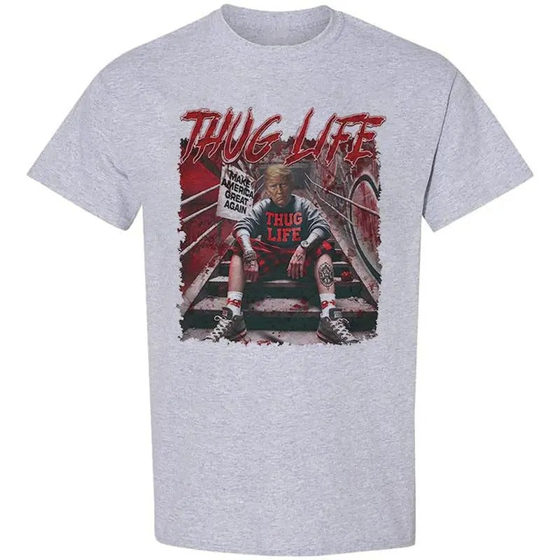 Trum Thug Life Halloween Shirt, Halloween Trum Shirt, Thug Life Halloween Sweatshirt,Make American Great Again, Sarcastic...