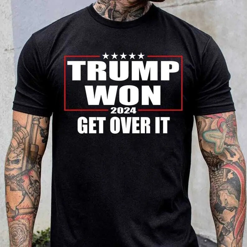 Trummp Won Get Over It Shirt, Truump Won 2024 T-shirt, Trumppp 2024 Shirt, Republican Shirt, Trump Supporter Shirt...