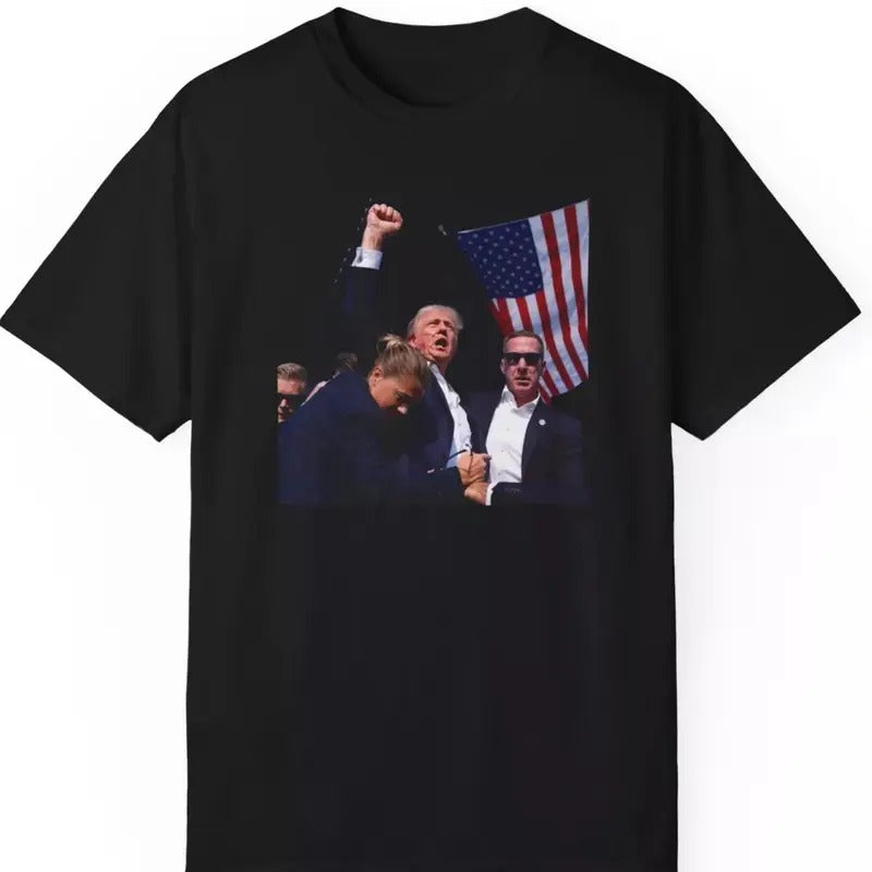 Trump ' 24 Rally tshirt , Trump Rally, Patriot Shirt, Unisex Tshirt, Hoodie, Sweatshirt | HypeDripTees.com