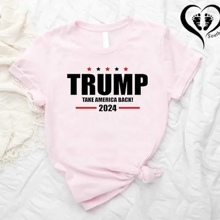 Trump 2024 Shirt,Take America Back,Support Trump Shirt,Republican Shirt,Donald Trump 2024,He'll Be Back,Trump Rally...