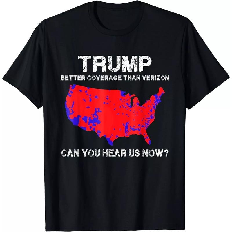 Trump Better Coverage Than Verizon Can You Hear Us Now Unisex T-shirt Made In USA Hoodie, Sweatshirt | HypeDripTees.com