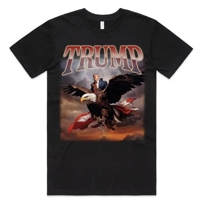 Trump Eagle T-Shirt Tee Top USA President Icon 2024 Election Vote Republican  sweater and hoodie Sweatshirt