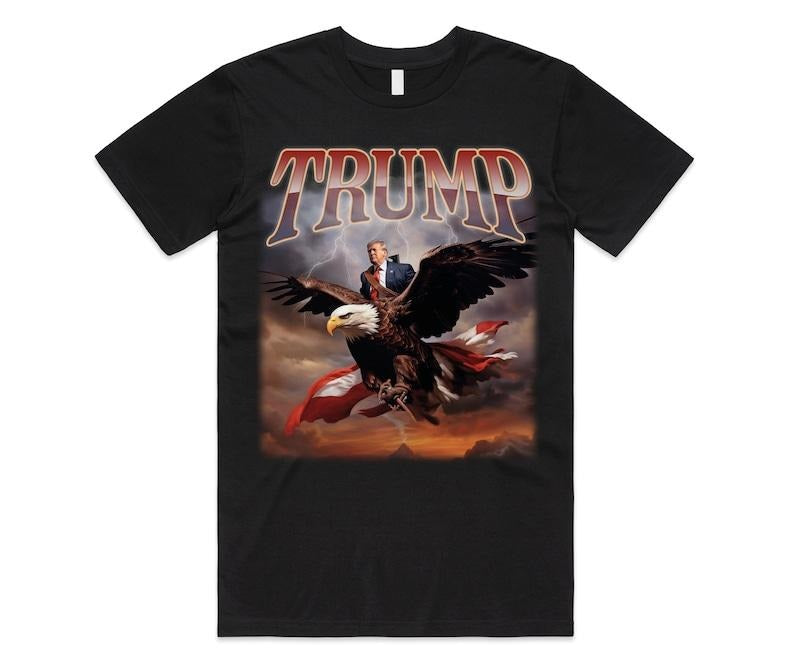 Trump Eagle T-Shirt Tee Top USA President Icon 2024 Election Vote Republican  sweater Hoodie, Sweatshirt | HypeDripTees.com