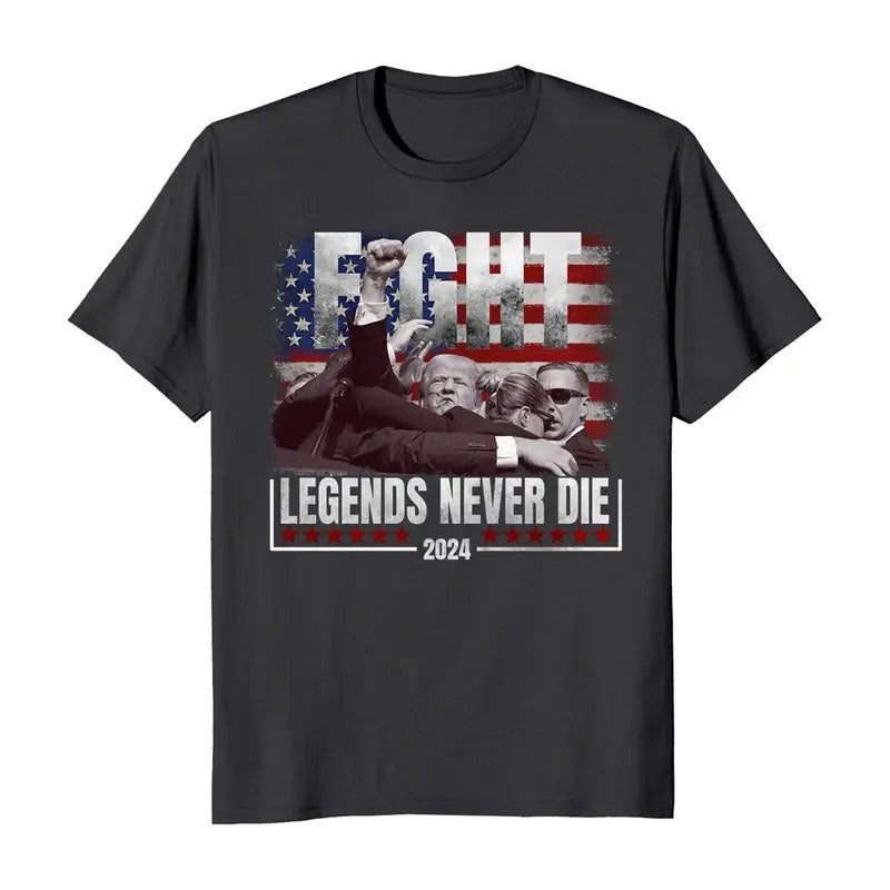 Trump Fight Legends Never Die 2024 Election T-Shirt Hoodie, Sweatshirt | HypeDripTees.com