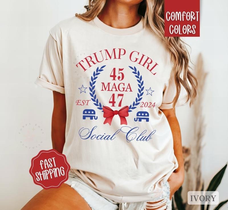 Trump Girl Shirt Trump President 2024 Trump Shirt President Shirt 2024 Trump Funny Election Shirt T-Shirts, Hoodie, Sweatshirt