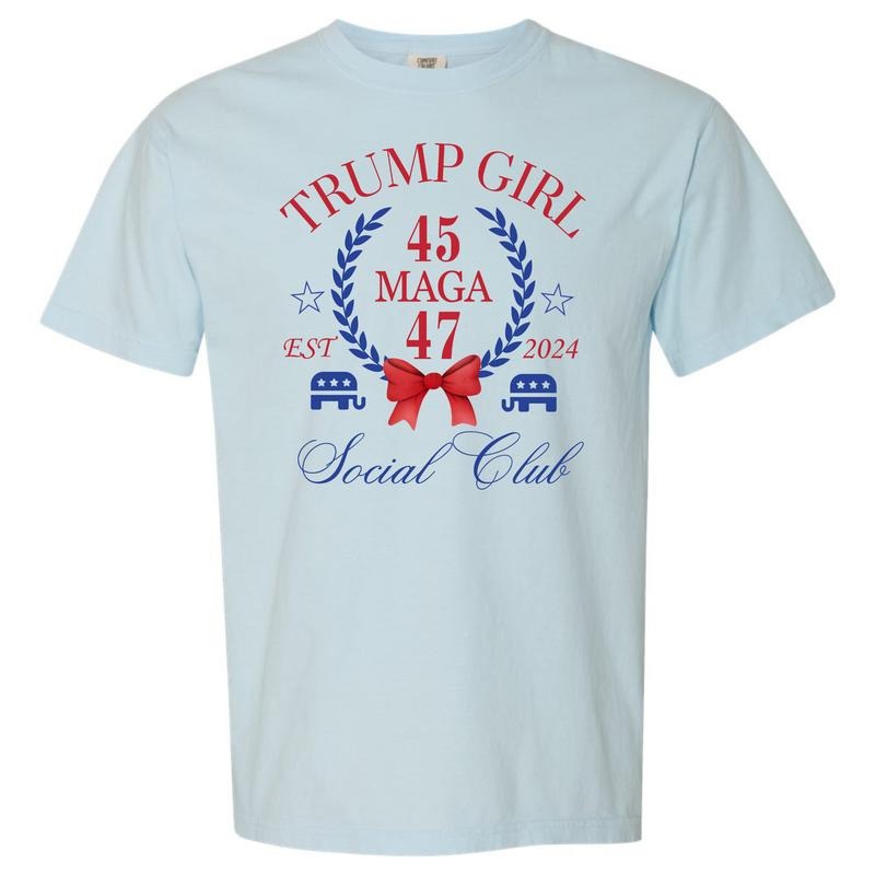 Trump Girl Social Club Comfort Colors T-Shirt 'NLB' Hoodie, Sweatshirt | HypeDripTees.com