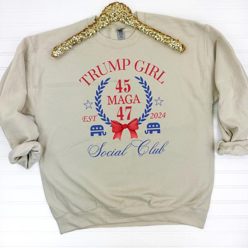 Trump Girl Social Club Sweatshirt 'NLB' T-Shirts, Hoodie | HypeDripTees.com