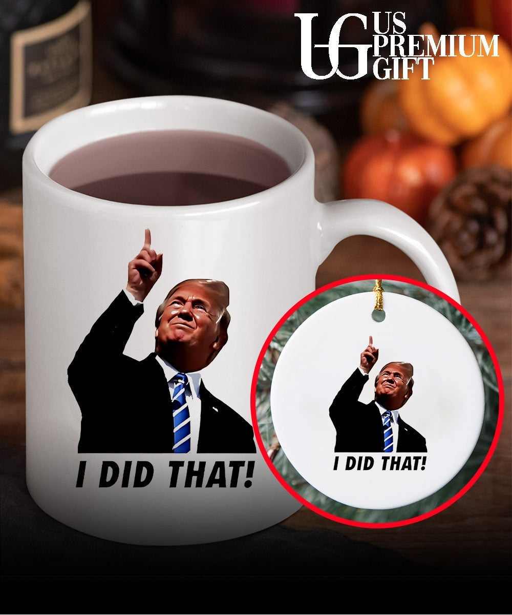 Trump I Did That gas pump price shirt