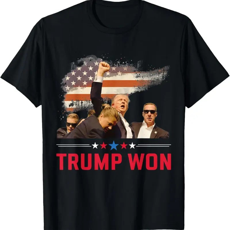 Trump JD Vance Won 2024 Inauguration Day 2025 47th President T-Shirt Hoodie, Sweatshirt | HypeDripTees.com
