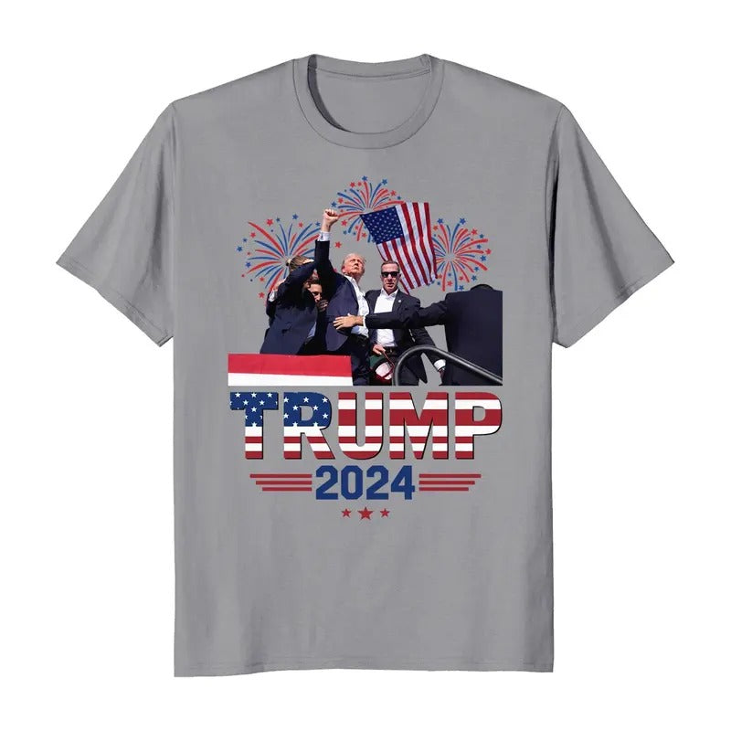 Trump Missed Shot Celebration Victory T-Shirt Hoodie, Sweatshirt | HypeDripTees.com