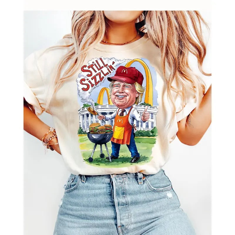 Trump Png Trump Mcdonald's Funny Gift Sublimation Design Political Digital Download File Funny Political Shirt Crewneck...