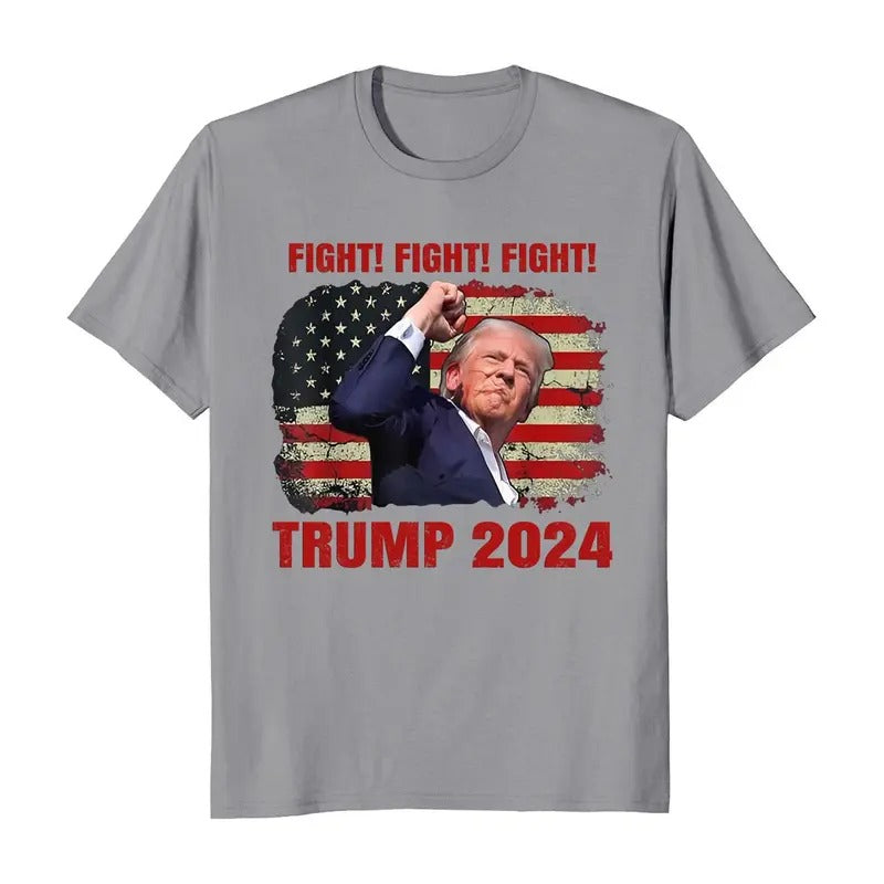 Trump Shot Fight! Fight! Fight! T-Shirt Hoodie, Sweatshirt | HypeDripTees.com