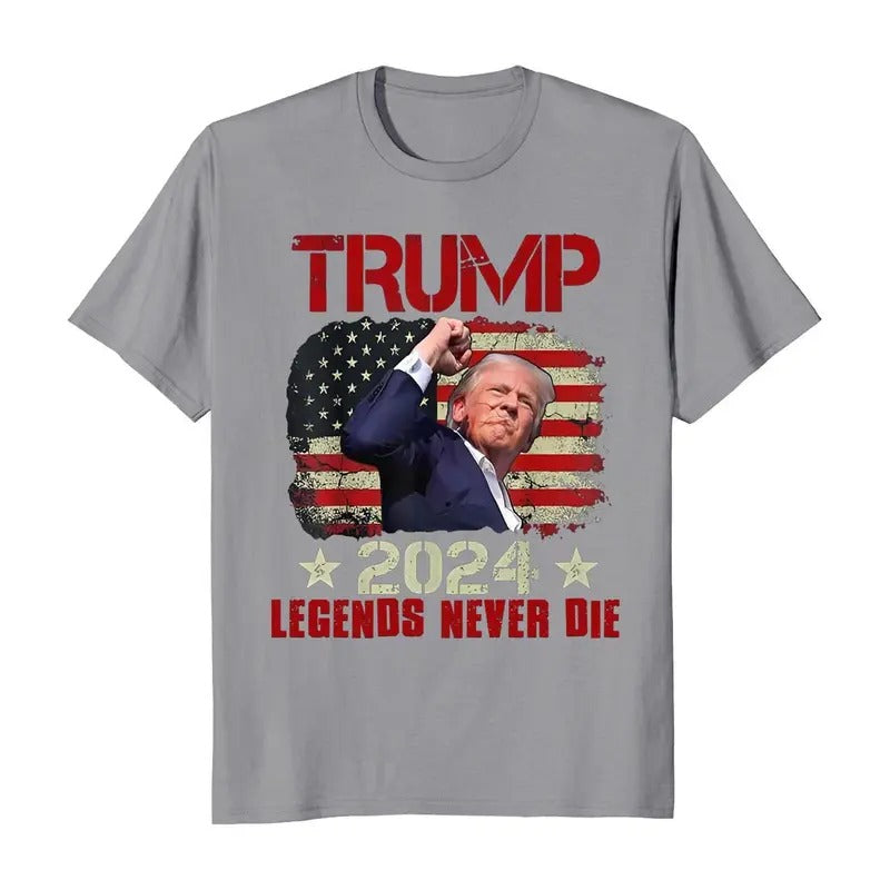 Trump Shot Legends Never Die T-Shirt Hoodie, Sweatshirt | HypeDripTees.com