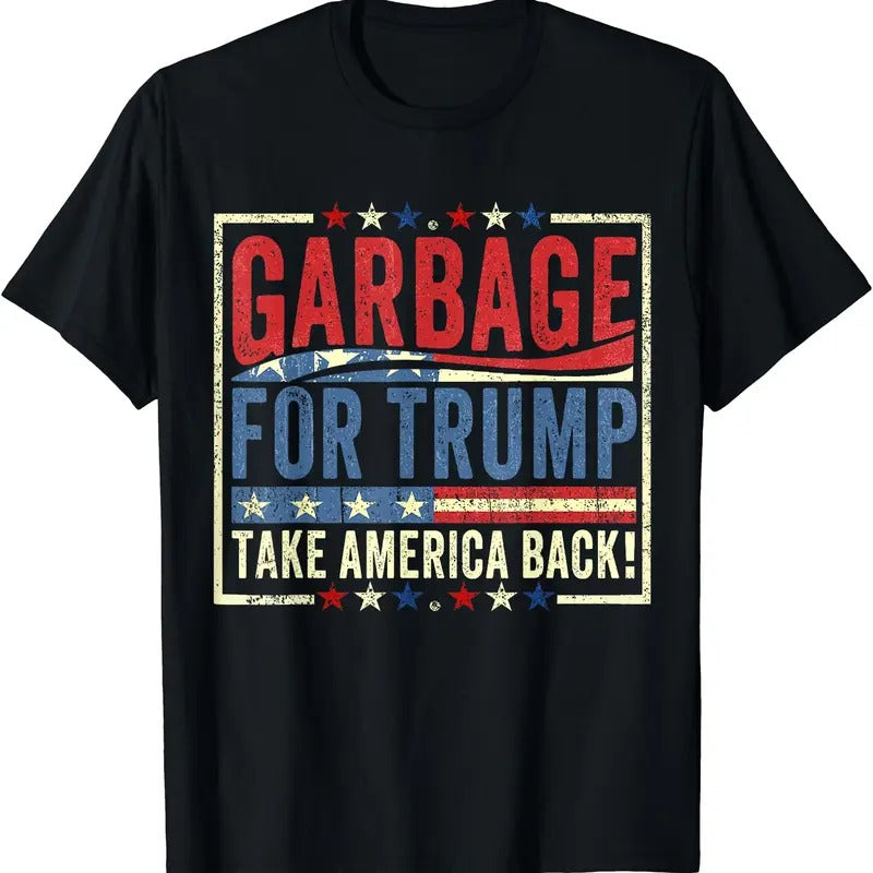 Trump Vance 2024 Proud to be Garbage Presidential Election T-Shirt Clothing Cotton Hoodie, Sweatshirt | HypeDripTees.com