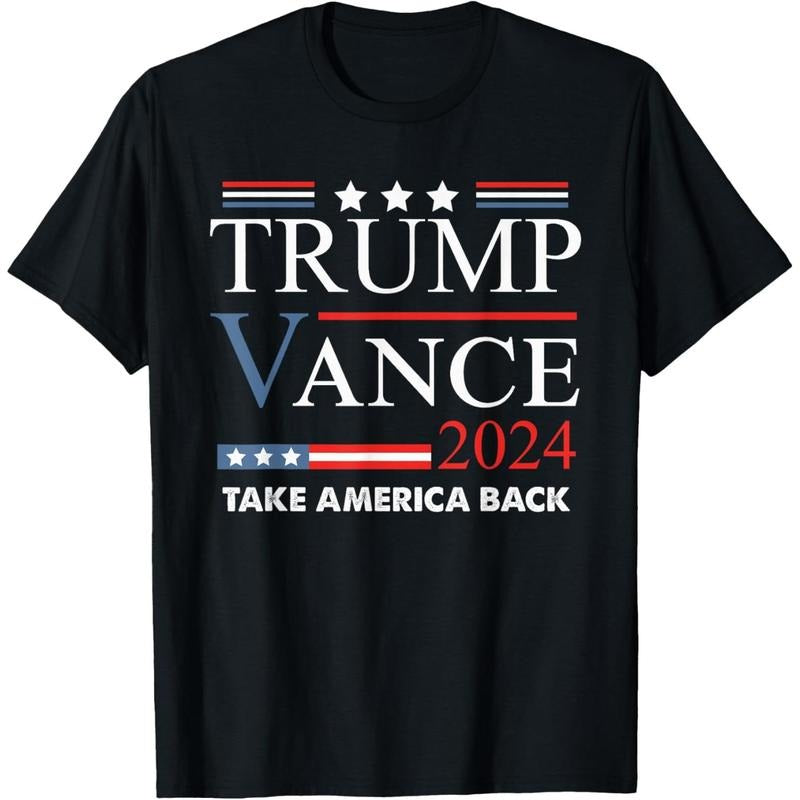 Trump Vance 2024 US Flag Vintage - Election President 2024 T-Shirt made in usa Hoodie, Sweatshirt | HypeDripTees.com