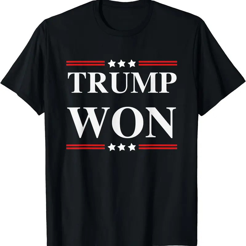 Trump Won 2020 Election T-Shirt Hoodie, Sweatshirt | HypeDripTees.com