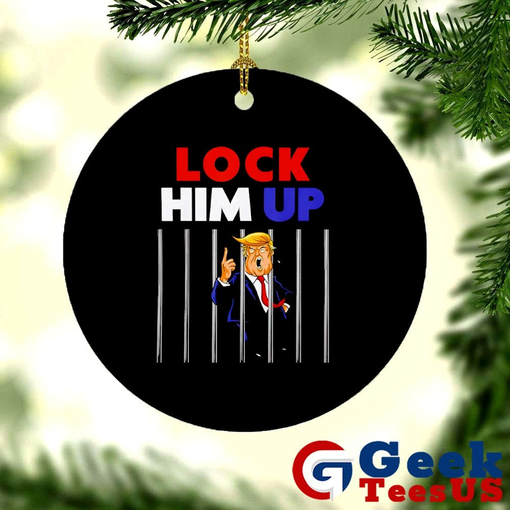 Trump lock him up art shirt